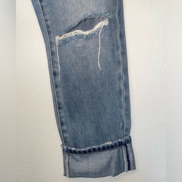 Current/Elliott The Fling Cuffed Cropped Boyfriend Capri Jeans NWT - Picture 5 of 15